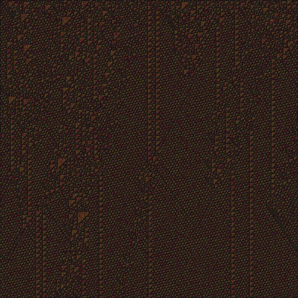 Règle 137 Automate Cellulaire Élémentaire Illustration Mise Œuvre Échantillons Semences — Image vectorielle