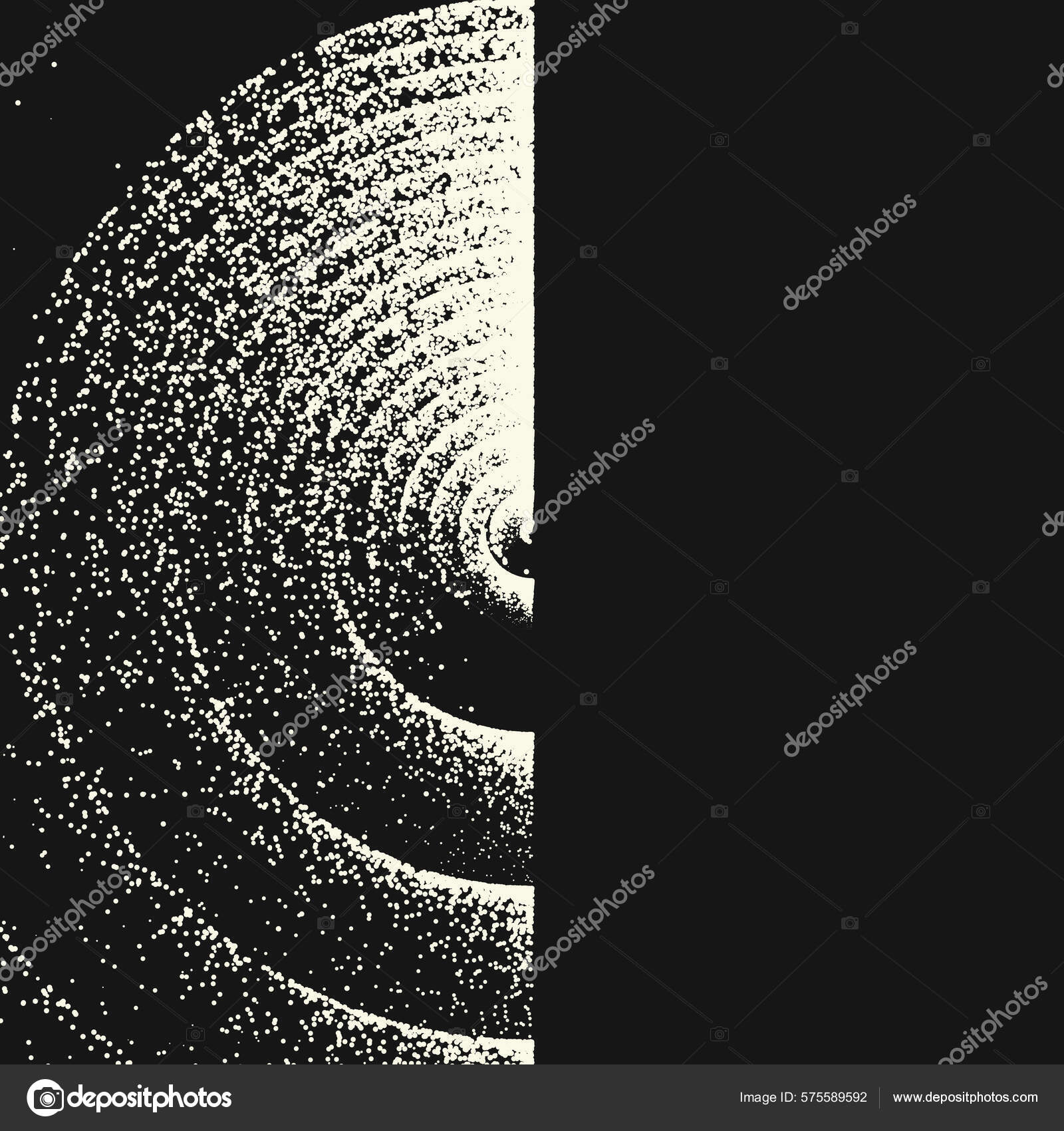 Noise Gradient Swirl Algorithm Implementation Illustration Stock Vector ...
