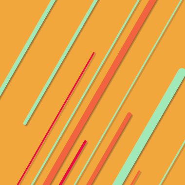 Rastgele Renk akış çizgileri resimlemesi