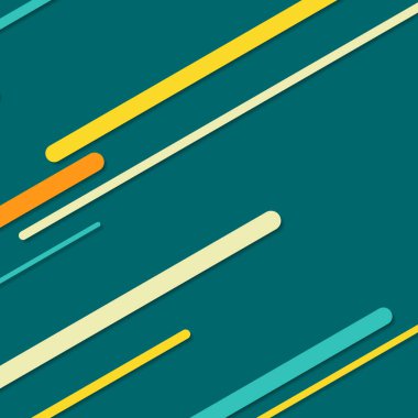 Rastgele Renk akış çizgileri resimlemesi