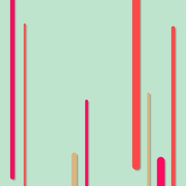 Rastgele Renk akış çizgileri resimlemesi