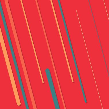 Rastgele Renk akış çizgileri resimlemesi