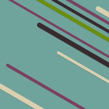 Rastgele Renk akış çizgileri resimlemesi