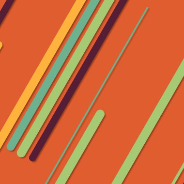 Rastgele Renk akış çizgileri resimlemesi