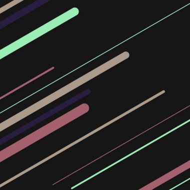 Rastgele Renk akış çizgileri resimlemesi