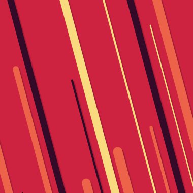 Rastgele Renk akış çizgileri resimlemesi