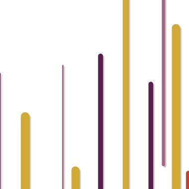Rastgele Renk akış çizgileri resimlemesi