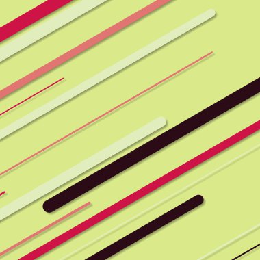 Rastgele Renk akış çizgileri resimlemesi