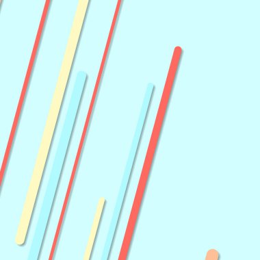 Rastgele Renk akış çizgileri resimlemesi