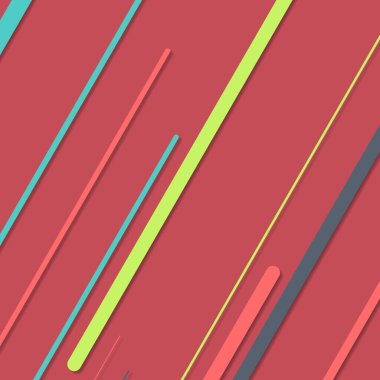 Rastgele Renk akış çizgileri resimlemesi