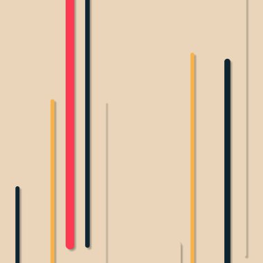 Rastgele Renk akış çizgileri resimlemesi