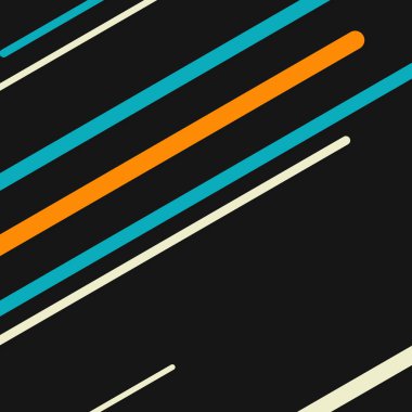 Rastgele Renk akış çizgileri resimlemesi