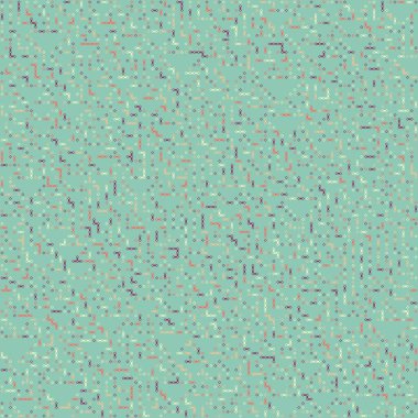 Kural 86 Komşuları 3 İlköğretim Hücresel Otomaton Rastgele tohum Örnek Uygulaması