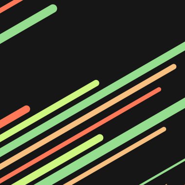 Rastgele Renk akış çizgileri resimlemesi