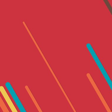 Rastgele Renk akış çizgileri resimlemesi