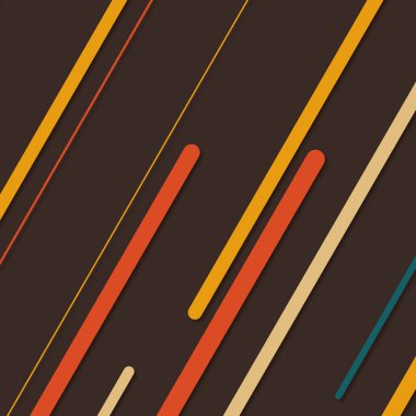 Rastgele Renk akış çizgileri resimlemesi