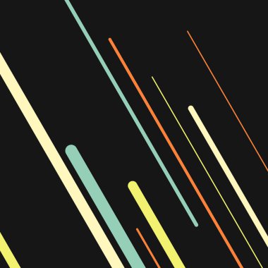 Rastgele Renk akış çizgileri resimlemesi