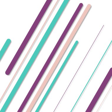 Rastgele Renk akış çizgileri resimlemesi