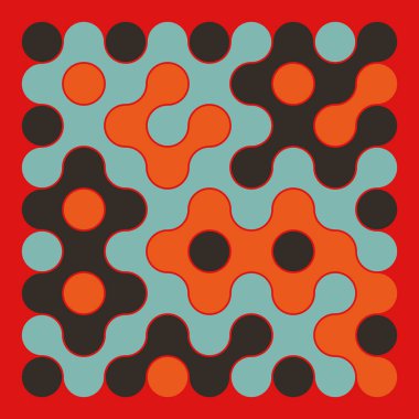 Çokrenkli kiremit bağlantı illüstrasyonuName