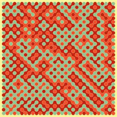 Çokrenkli kiremit bağlantı illüstrasyonuName