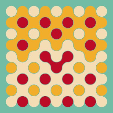 Çokrenkli kiremit bağlantı illüstrasyonuName