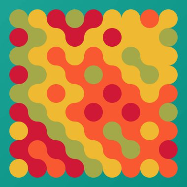 Çokrenkli kiremit bağlantı illüstrasyonuName