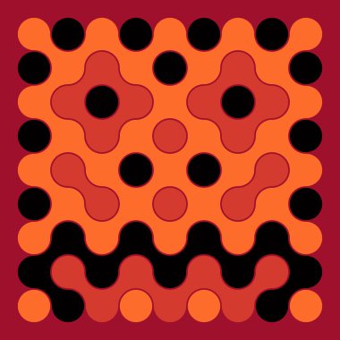 Çokrenkli kiremit bağlantı illüstrasyonuName