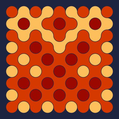 Çokrenkli kiremit bağlantı illüstrasyonuName