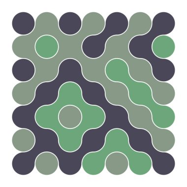 Çokrenkli kiremit bağlantı illüstrasyonuName