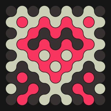 Çokrenkli kiremit bağlantı illüstrasyonuName