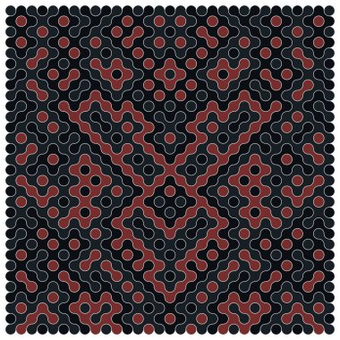 Çokrenkli kiremit bağlantı illüstrasyonuName