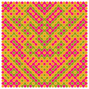 Çokrenkli kiremit bağlantı illüstrasyonuName