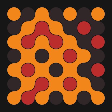 Çokrenkli kiremit bağlantı illüstrasyonuName