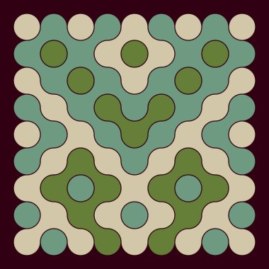 Çokrenkli kiremit bağlantı illüstrasyonuName