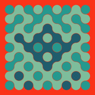 Çokrenkli kiremit bağlantı illüstrasyonuName