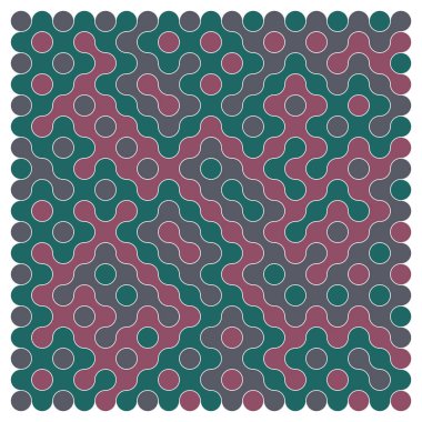 Çokrenkli kiremit bağlantı illüstrasyonuName