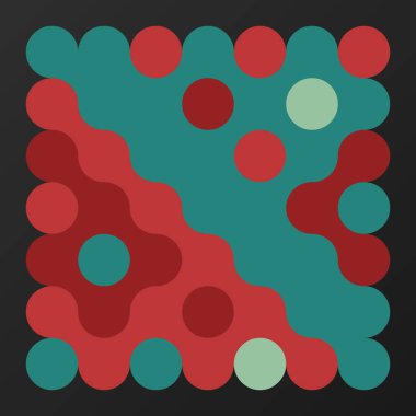 Çokrenkli kiremit bağlantı illüstrasyonuName