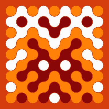 Çokrenkli kiremit bağlantı illüstrasyonuName