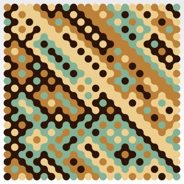 Çokrenkli kiremit bağlantı illüstrasyonuName