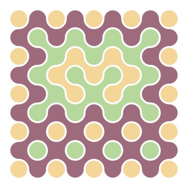 Çokrenkli kiremit bağlantı illüstrasyonuName