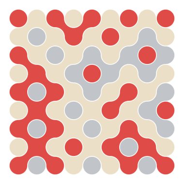 Çokrenkli kiremit bağlantı illüstrasyonuName