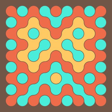 Çokrenkli kiremit bağlantı illüstrasyonuName