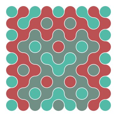 Çokrenkli kiremit bağlantı illüstrasyonuName