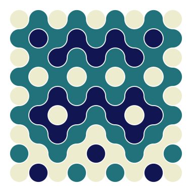 Çokrenkli kiremit bağlantı illüstrasyonuName