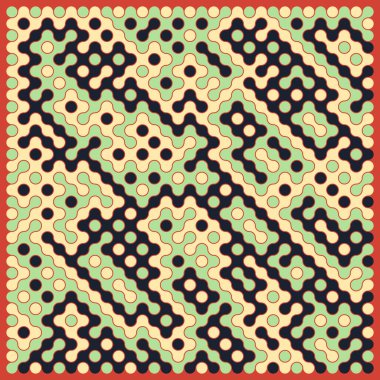 Çokrenkli kiremit bağlantı illüstrasyonuName