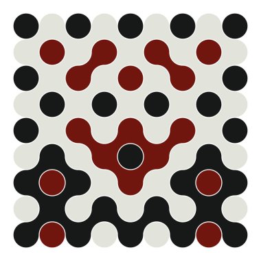 Çokrenkli kiremit bağlantı illüstrasyonuName