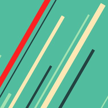 Rastgele Renk akış çizgileri resimlemesi