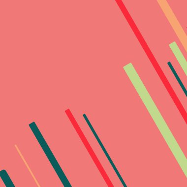 Rastgele Renk akış çizgileri resimlemesi