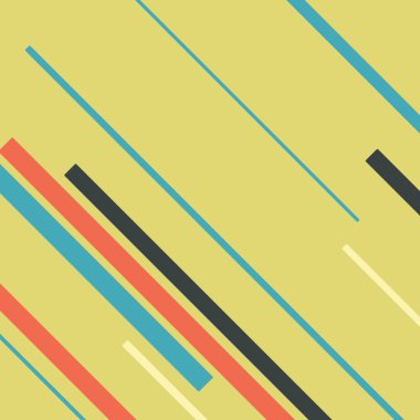 Rastgele Renk akış çizgileri resimlemesi