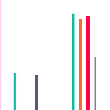 Rastgele Renk akış çizgileri resimlemesi